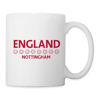 England Nottingham Football Shirt Design - Mug - white - Right