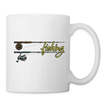 Fishing Fishing Rod Fly Fishing Hobby - Mug - white - Right