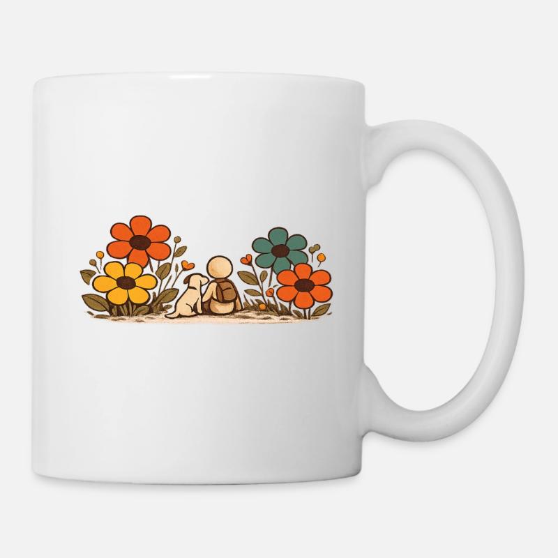 La Petite Pensée | Meilleurs amis - Mug blanc - blanc