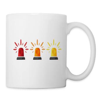 Signal Trio Warning Light - Mug - white - Right