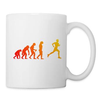 Geschenkidee für einen Running mit Running - Tasse - Weiß - Rechts