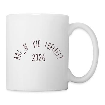 ABI: Freiheit - Tasse - Weiß - Rechts