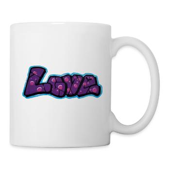 Love Graffiti Bubble Style - Mug - white - Right