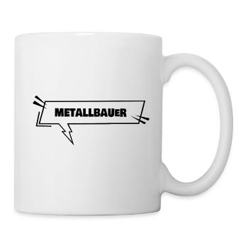Ausbildung Metallbauer - Tasse - Weiß - Rechts