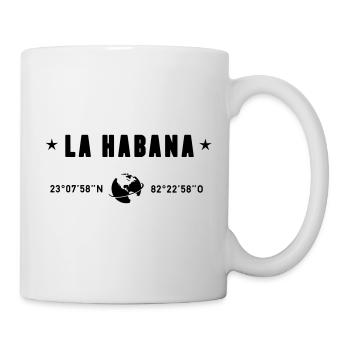 La Habana Cuba Coordinates Globe - Mug - white - Right