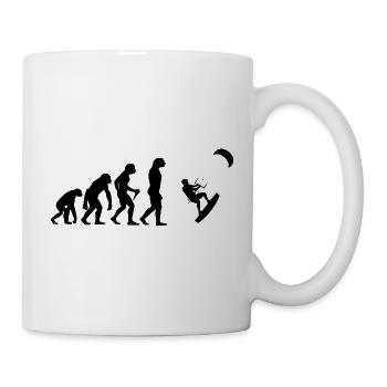Idée cadeau pour un kitesurfeur avec le kitesurf - Mug blanc - blanc - Droite