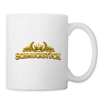 Golden Masterpiece Typography Schmuckstück german  - Mug - white - Right