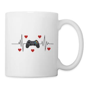 Herz_fuer_Gaming - Mug - white - Right