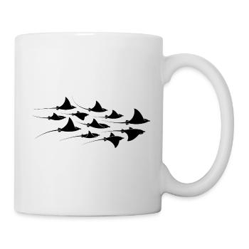 Rais manta Plongeons raies Manta raies Manta Plongeurs - Mug blanc - blanc - Droite
