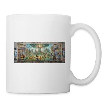 Zukunftsbaum der Natur - Tasse - Weiß - Rechts