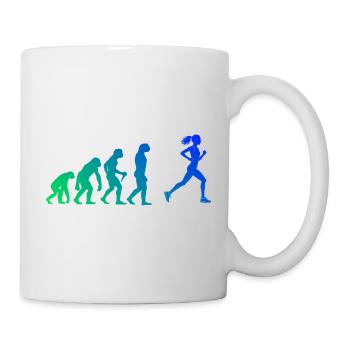 Idée de cadeau pour la course à pied pour un amateur de course - Mug blanc - blanc - Droite