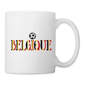 Belgique Football - Mug blanc - blanc - Droite