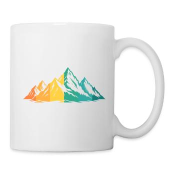 Hiking Mountain Trail Backpacking Outdoors Poaching - Mug - white - Right