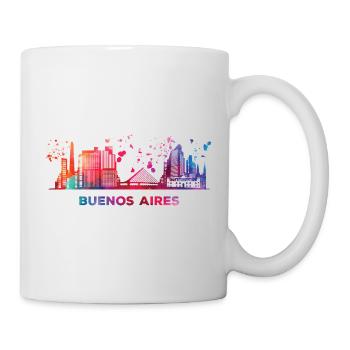 Portenos Skyline Buenos Aires - Tasse - Weiß - Rechts