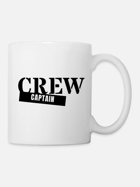 Crew Captain - Kapitän Chef Anführer Gruppe - Mug - white