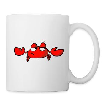 indifferent crab - Mug - white - Right