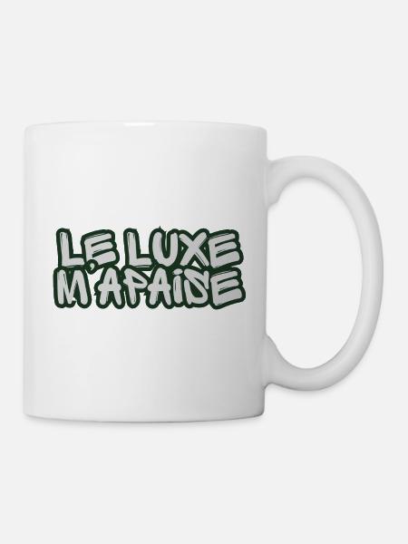 Französischer Graffiti-Luxus - Tasse - Weiß