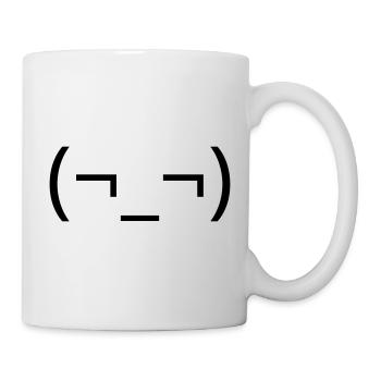 Dry Side Gare (¬_¬) Annoyed Emote - Mug - white - Right