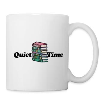 Vibrant Bookstack Portrait - Mug - white - Right