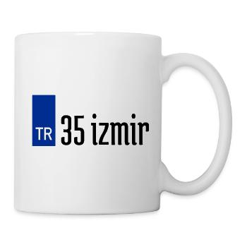 35 İzmir Plaka Streetwear - Tasse - Weiß - Rechts