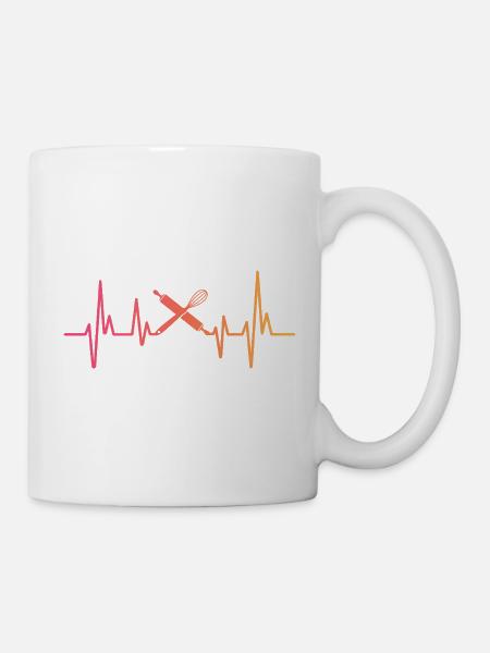 Bakery Sunset Heartbeat Baker - Tasse - Weiß