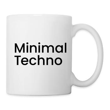 techno minimale - Mug blanc - blanc - Droite