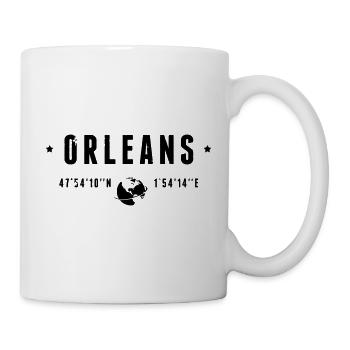 Orleans France Coordonnées Gps Globe - Mug blanc - blanc - Droite