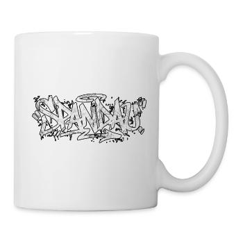 Berlin Spandau Graffiti Oldschool Hip Hop - Mug - white - Right
