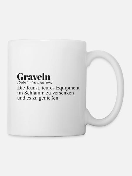 Graveln Definition - Tasse - Weiß