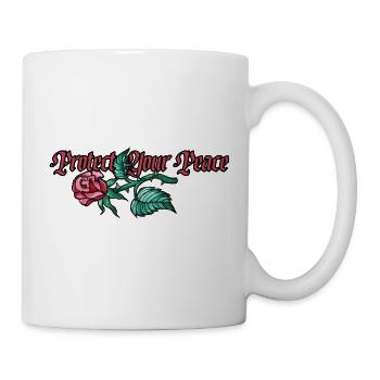 Protect Your Peace: Rose Floral - Mug - white - Right
