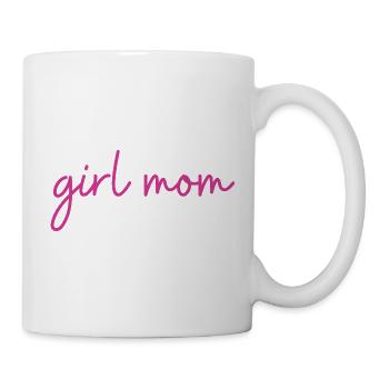 Girl Mom Girl Mom Gift - Mug - white - Right