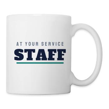 Staff College Lettering - Staff Team - Mug - white - Right