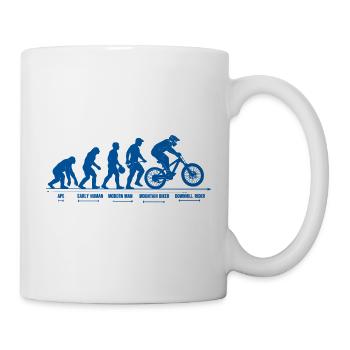 Mountain Bike Evolution Downhill MTB Gift - Mug - white - Right