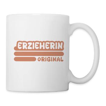 Spruch Erzieherin - Tasse - Weiß - Rechts
