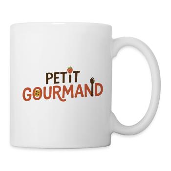 Petit Gourmand Bébé Cadeau - Mug blanc - blanc - Droite