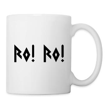 Ruhe! Ruhe! – Norwegischer Wikinger - Tasse - Weiß - Rechts