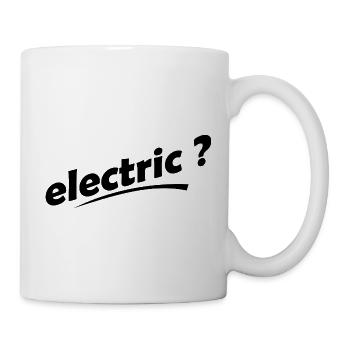 Elektrische Autos - Tasse - Weiß - Rechts