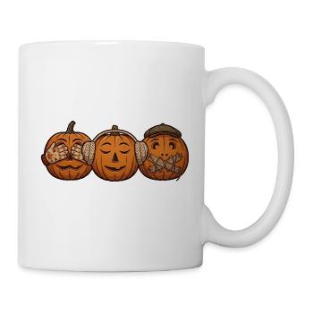 Trio der weisen Kürbisse - Tasse - Weiß - Rechts