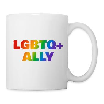 LGBTQ Ally Pride - Tasse - Weiß - Rechts