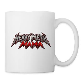 Metal Mama – Rockerin mit Power - Tasse - Weiß - Rechts