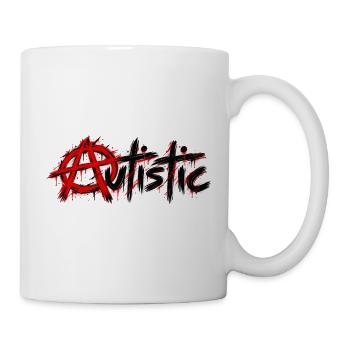 autistic - Autismus - Tasse - Weiß - Rechts