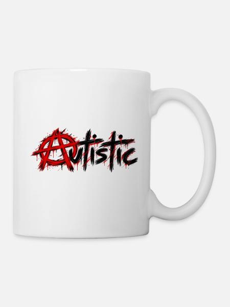 autistic - Autismus - Tasse - Weiß