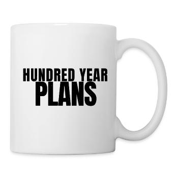 Schildkroete - Hundred Year Plans - Reptilien - Tasse - Weiß - Rechts