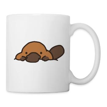 Süßes Schnabeltier - Tasse - Weiß - Rechts