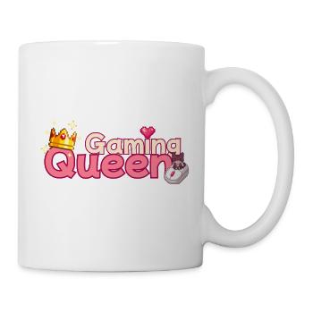 Gaming Queen Pixel Art Crown - Tasse - Weiß - Rechts