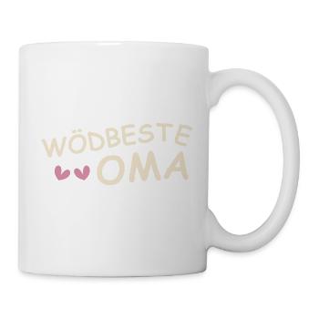 Wödbeste Oma - Tasse - Weiß - Rechts