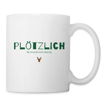 Plötzlich Weihnachtsstimmung – Weihnachtsdesign - Tasse - Weiß - Rechts