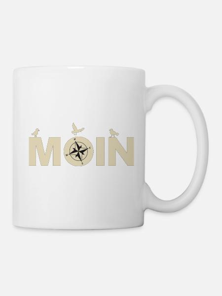 Moin - Tasse - Weiß