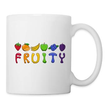 fruchtig - Tasse - Weiß - Rechts