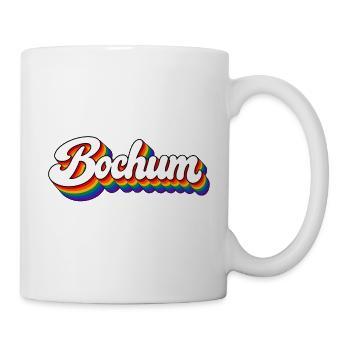 Bochum - Regenbogen - Ruhrpott - Deutschland - Tasse - Weiß - Rechts